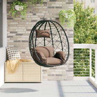 Riputav Munakiik Korv ilma Toeta Kohvi Polü Rattan