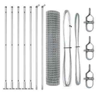 Euro Aed 7 Flange Postiga 1.4x10 m Galvaniseeritud Teras