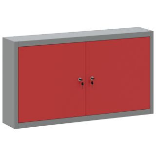 Tööriistakapp Seinale Paigaldatav Punane 100x20x55 cm Teras