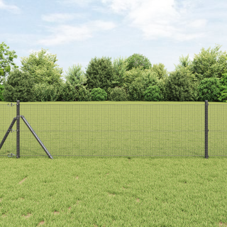 keermestatud traadiga aed hall 0.6x100 m teras