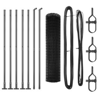 Euro Aed 7 Alustega Postidega 1x10 m Galvaniseeritud Teras