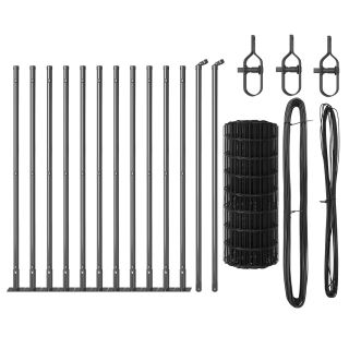 Euro Aed koos 13 Flangeeritud Postiga 0.6x25 m Tsinkteras