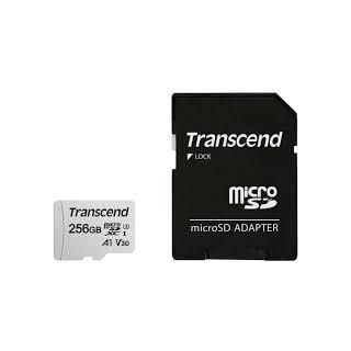 MEMORY MICRO SDXC 256GB W/ADAP/C10 TS256GUSD300S-A TRANSCEND