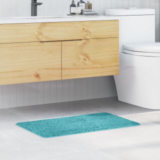 Vannitoavaip Ristkülikuline Türkiis 50x80 cm Polüpropüleen Libisemiskindel