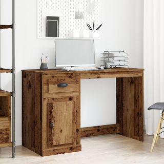 kirjutuslaud ladustamisega vanast puidust 50x115x75 cm inseneritud puit