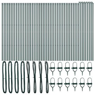Aedapostid 52 tk Roheline Ø32 mm 190 cm Kuumtsingitud Teras