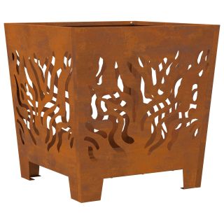 Tulekoht 40x40x40 cm Ilmastikukindel Teras