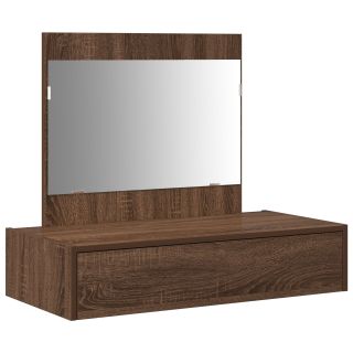 Seinale Riputatav Ilu Töölaud Pruun Tamm 83x40x70 cm