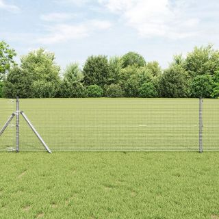 Aiapostide Komplekt 2 Tükki Tsingitud teras 10 x 0.5 m Vastupidav