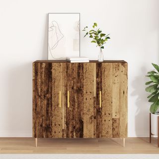 kapp vanast puidust, 90x34x80 cm, töötlemata puidust