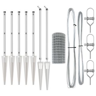 Euro Aed 7 Torkeposti 0.6x10 m Galvaniseeritud Teras