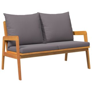 Aiabenkk padjadega 115x65x71 cm Tugev Akaatsiapuit