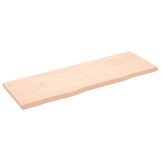 seinariiul, 180x60x(2-6) cm, töötlemata tammepuit