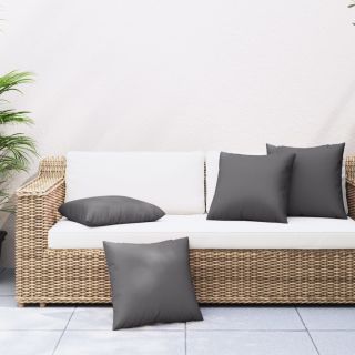 diivanipadjad 4 tk, antratsiithall, 60 x 60 cm, kangas