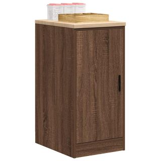 гаражный шкаф для хранения вещей, коричневый дуб 40x51x85 см, сосна