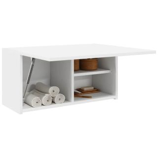 Vannitoa seinakapp Valge 60x25x30 cm Engineered Wood