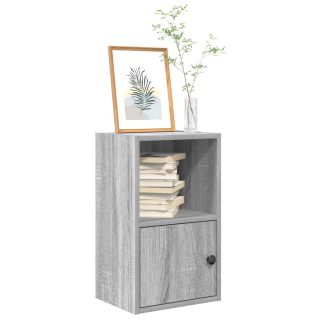 книжная полка, серый дуб Сонома, 31x24x52 см, искусственное дерево