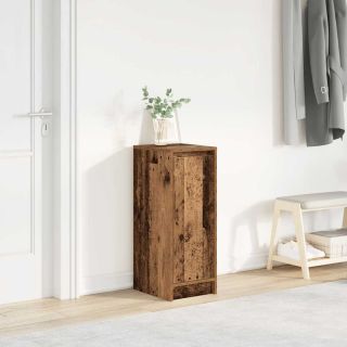 Тумба для обуви, старое дерево, 29,5x34x76 см, искусственное дерево
