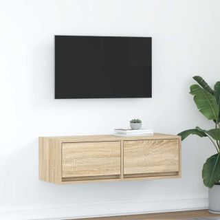telerikapp, sonoma tamm, 80x31x25,5 cm, tehispuit