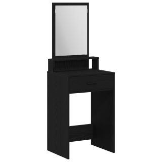 Riidepeegel sahtlitega Must Tamme 50x41x140 cm