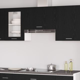 Rippkapid Mustast Tamme - 60x31x60 cm