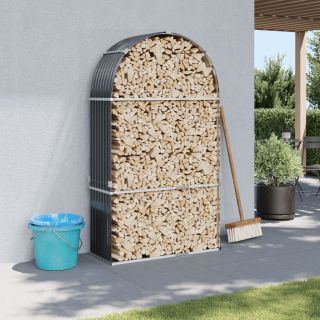 küttepuude alus, antratsiithall, 120x45x210 cm, tsingitud teras