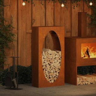 Подставка для дров 50x23x100 см, из атмосферостойкой стали