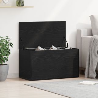 Musta Tamme Ladustamiskapp 84x42x46 cm Tehispuit