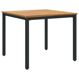 Aedatablett 90x90x75 cm Tugev Akaatsiapuit ja Metall