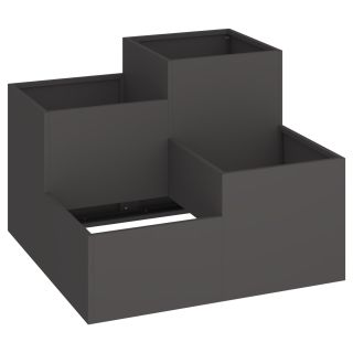 Aiakast 80x80x60 cm Must Teras