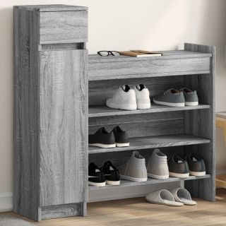 jalatsikapp, hall Sonoma tamm, 100,5x28x100 cm, tehispuit