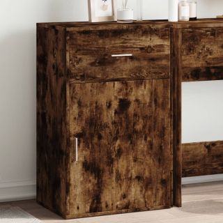 hoiukapp, suitsutatud tamm, 56,5 x 39 x 90 cm, tehispuit
