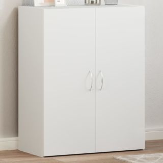 dokumendikapp, valge, 60 x 32 x 77,5 cm, tehispuit