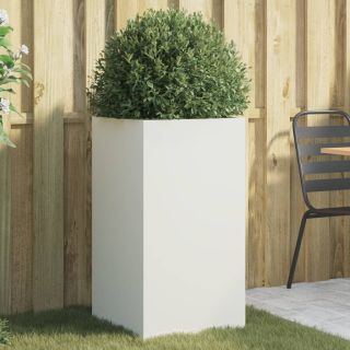 taimekast valge 42x38x75 cm, teras