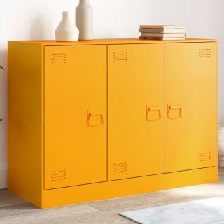puhvetkapp, sinepikollane, 99x39x73 cm, teras