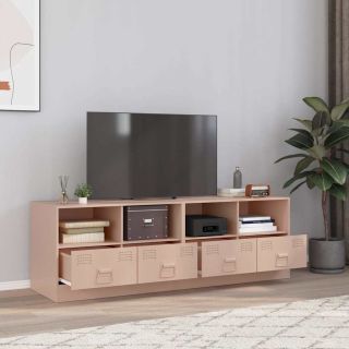 Тумбы под ТВ 2 шт., розовые, 67 x 39 x 44 см, сталь