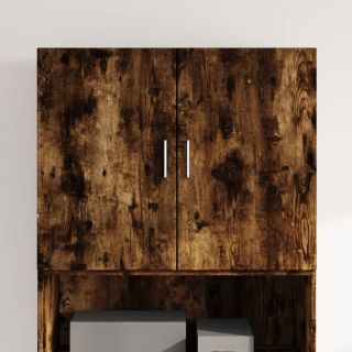 seinakapp, suitsutatud tamm, 80 x 42,5 x 64 cm, tehispuit