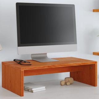 monitorialus, vahapruun, 50 x 27 x 15 cm, männipuit