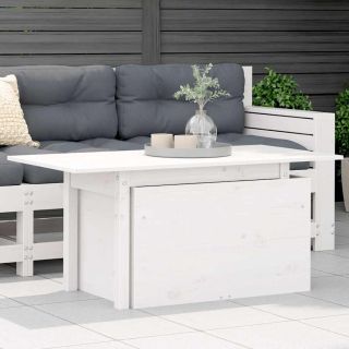 aialaud, White, 100x50x75 cm, männipuit