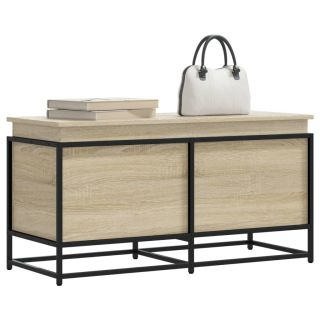 kaanega hoiukast, Sonoma tamm, 100x40x51,5 cm, tehispuit