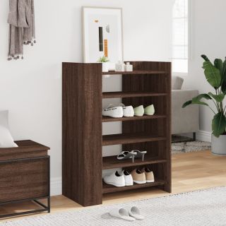 jalatsikapp, pruun tamm, 74,5 x 37,5 x 100 cm, tehispuit