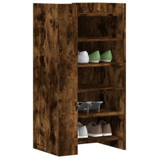jalatsikapp, suitsutatud tamm, 52 x 37,5 x 100 cm, tehispuit