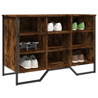 тумба для обуви, копченый дуб, 90x38x61,5 см, искусственное дерево