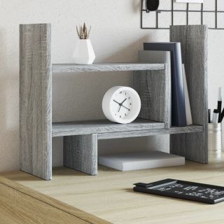 kirjutuslaua korrastaja, hall Sonoma, 38,5x17x39 cm, tehispuit