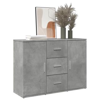 puhvetkapp, betoonhall, 90,5 x 29,5 x 65 cm, tehispuit