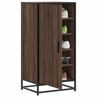 Полка для обуви из коричневого дуба 48x38x97,5 см Инженерное дерево