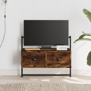 seinale kinnitatav telerikapp, suitsutatud tamm, 60,5x30x51 cm
