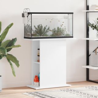 akvaariumi alus, valge, 75x36x72,5 cm, tehispuit