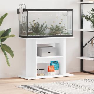akvaariumi alus, valge, 80 x 35 x 60 cm, tehispuit