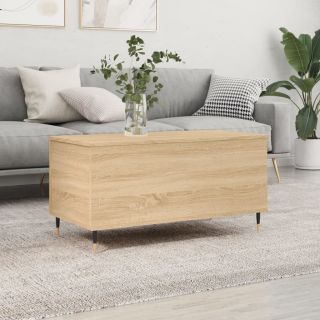 журнальный столик, дуб Сонома, 90 x 44,5 x 45 см, искусственное дерево
